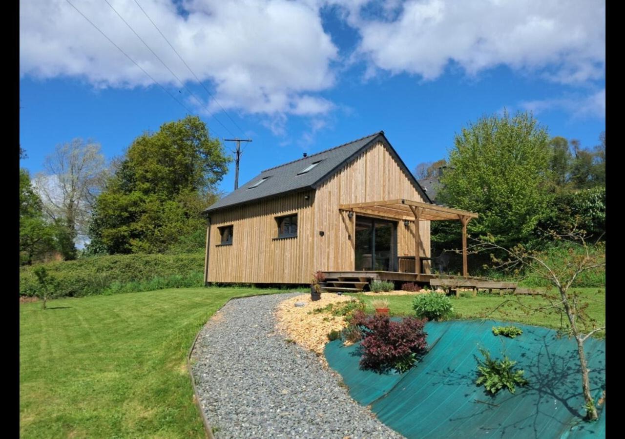 Chalets De Pont Cob Avec Spa Gouézec Exterior foto
